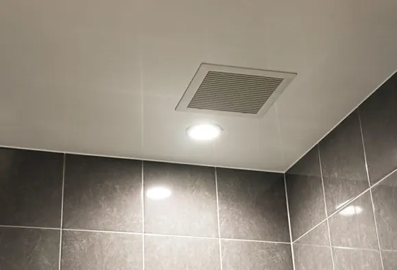 Thoroughly cleaned and maintained bathroom ceiling vent exhaust in Sheboygan WI ensuring proper ventilation.